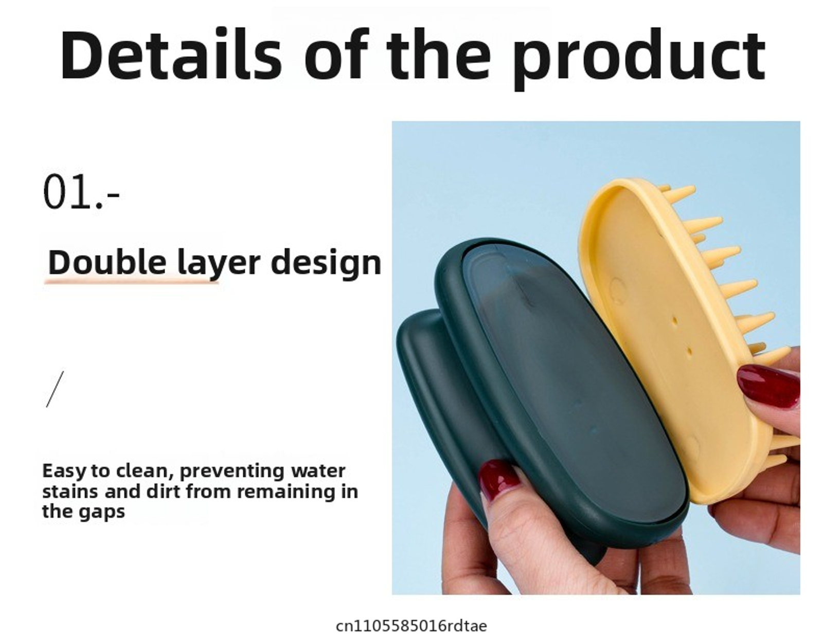 Scalp Massager and Hair Growth Silicone Brush