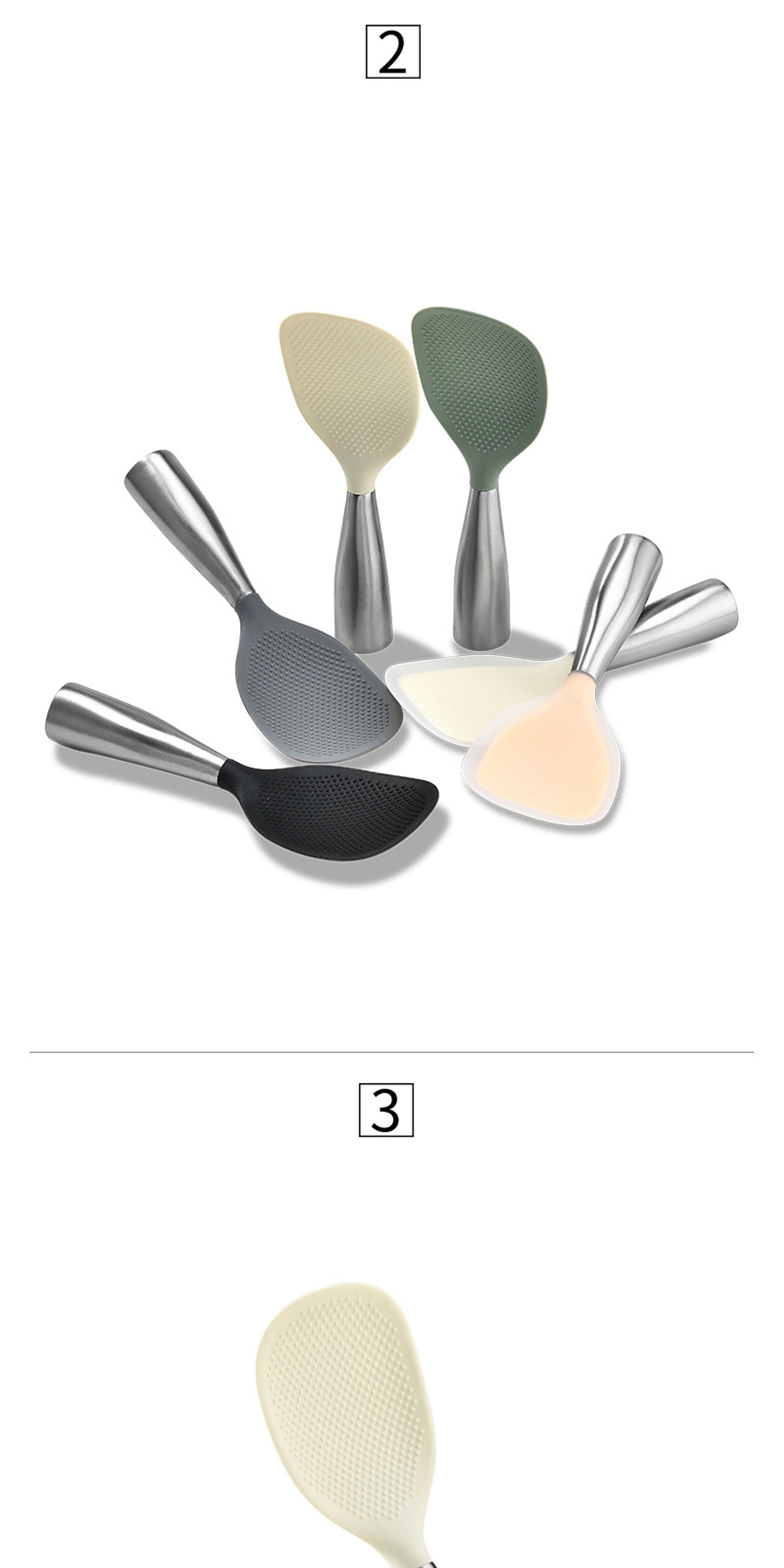 Silicone Non-Stick Cooking Spoon - High-Temperature Resistant