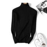 Casual Women's Knitted Turtleneck Sweater