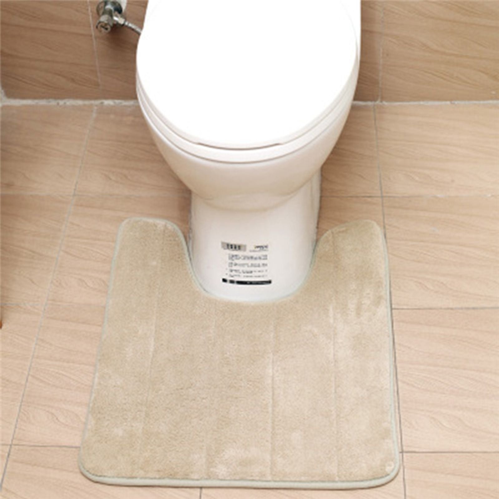 U-Shaped Water Absorbing Bathroom Mats