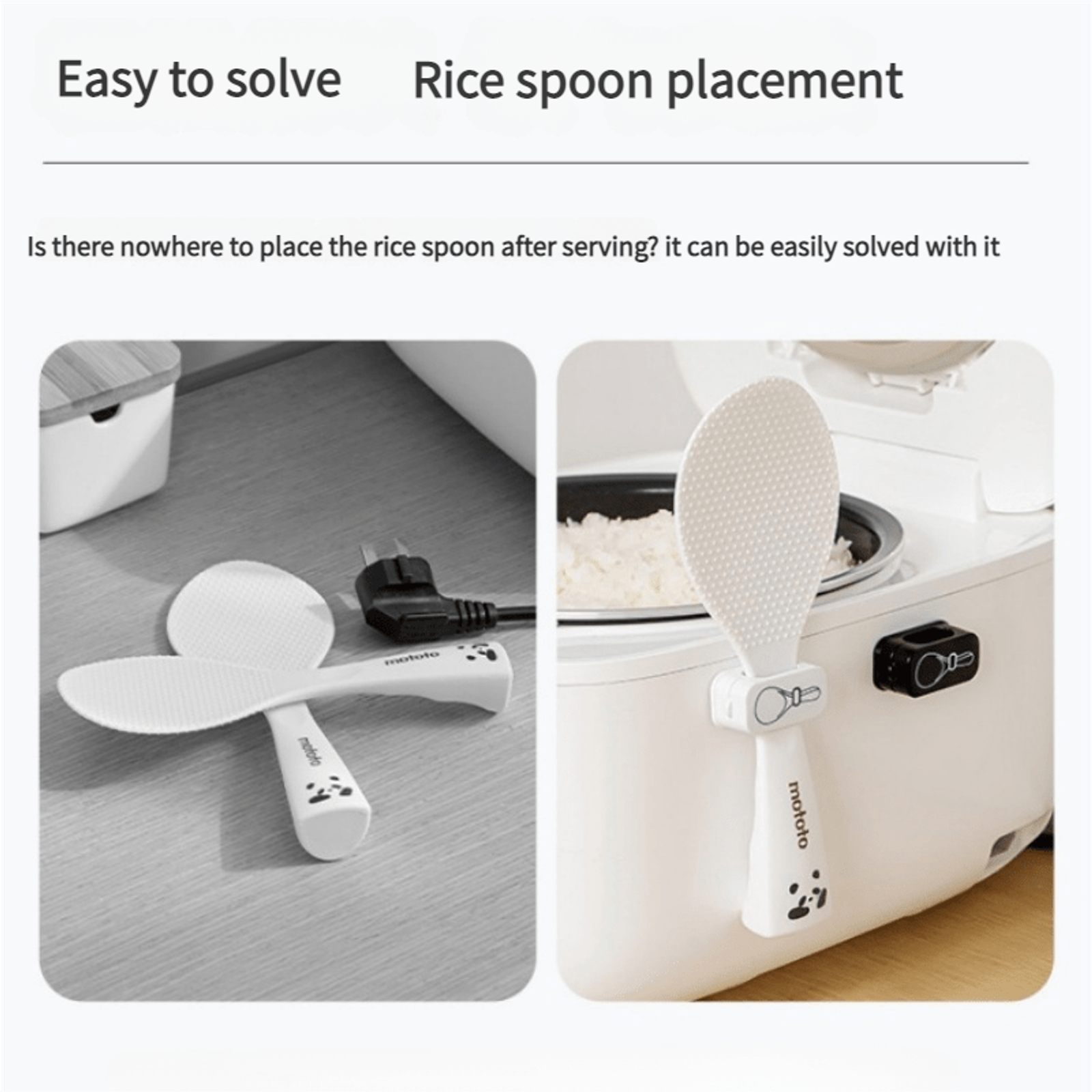 Cute Black and White Small Wall-Mounted Storage Rack