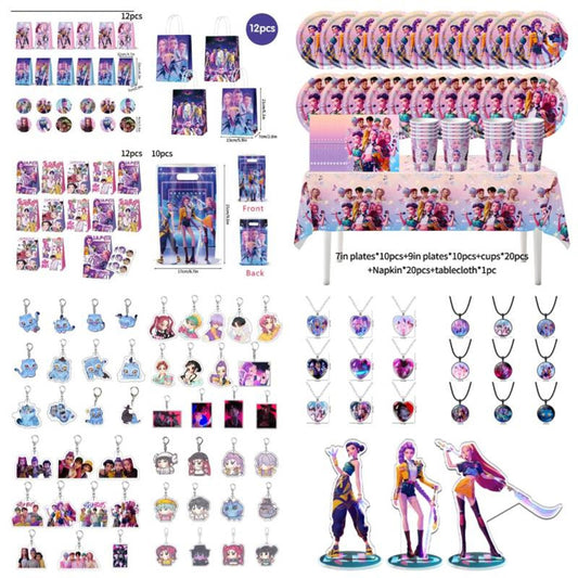 K-Pop Demon Hunter Birthday Party Supplies
