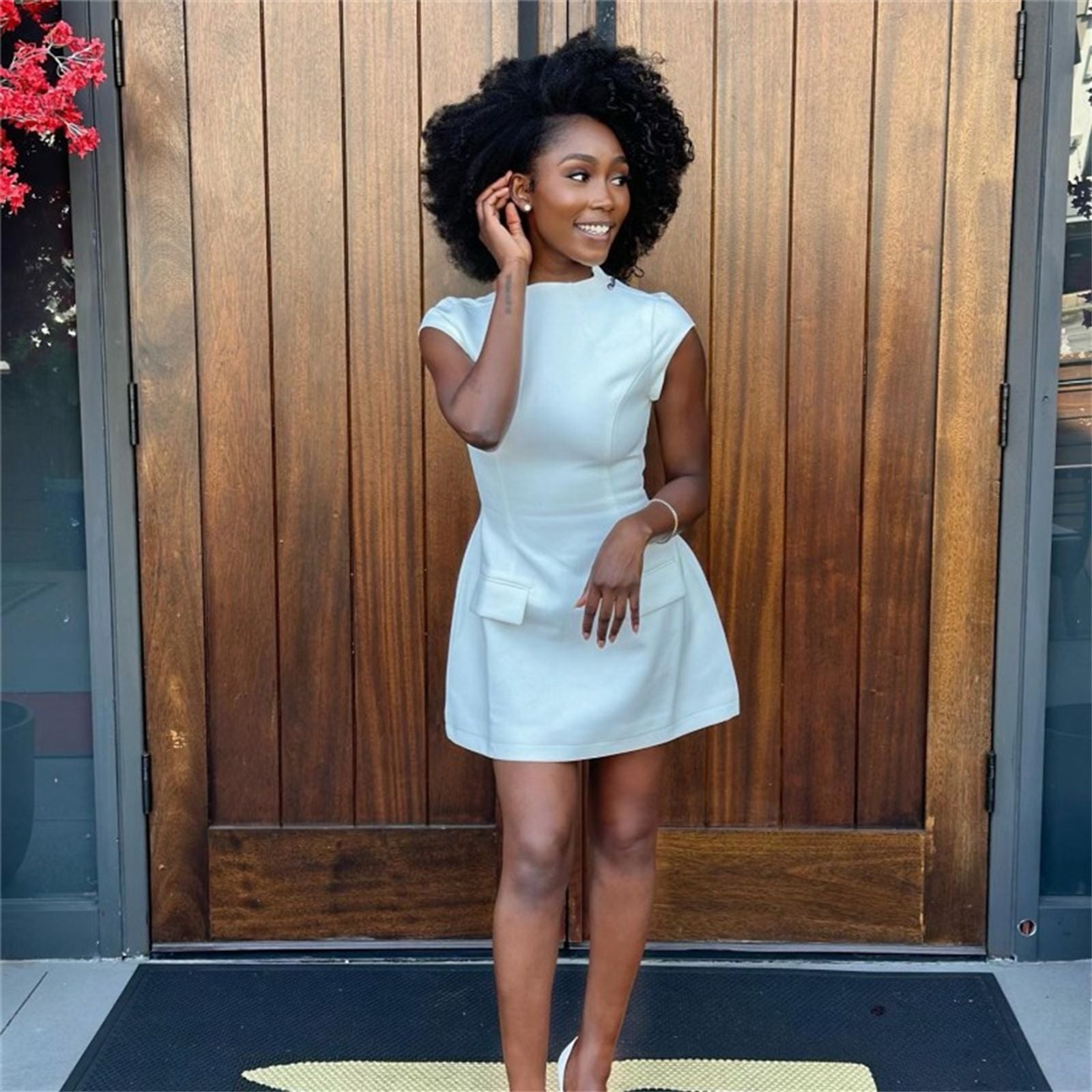 Womens Sexy Slim Fit Mini Dress - Black A-Line Spring Style