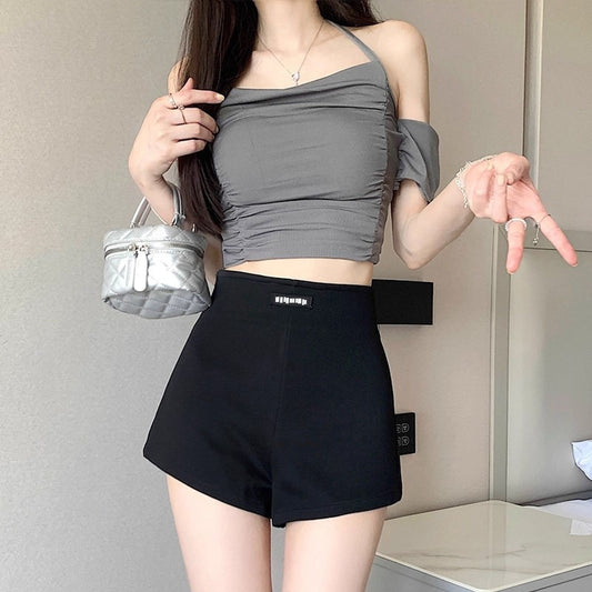 Sporty Bootcut Shorts for Women - Trendy Casual Summer Wear
