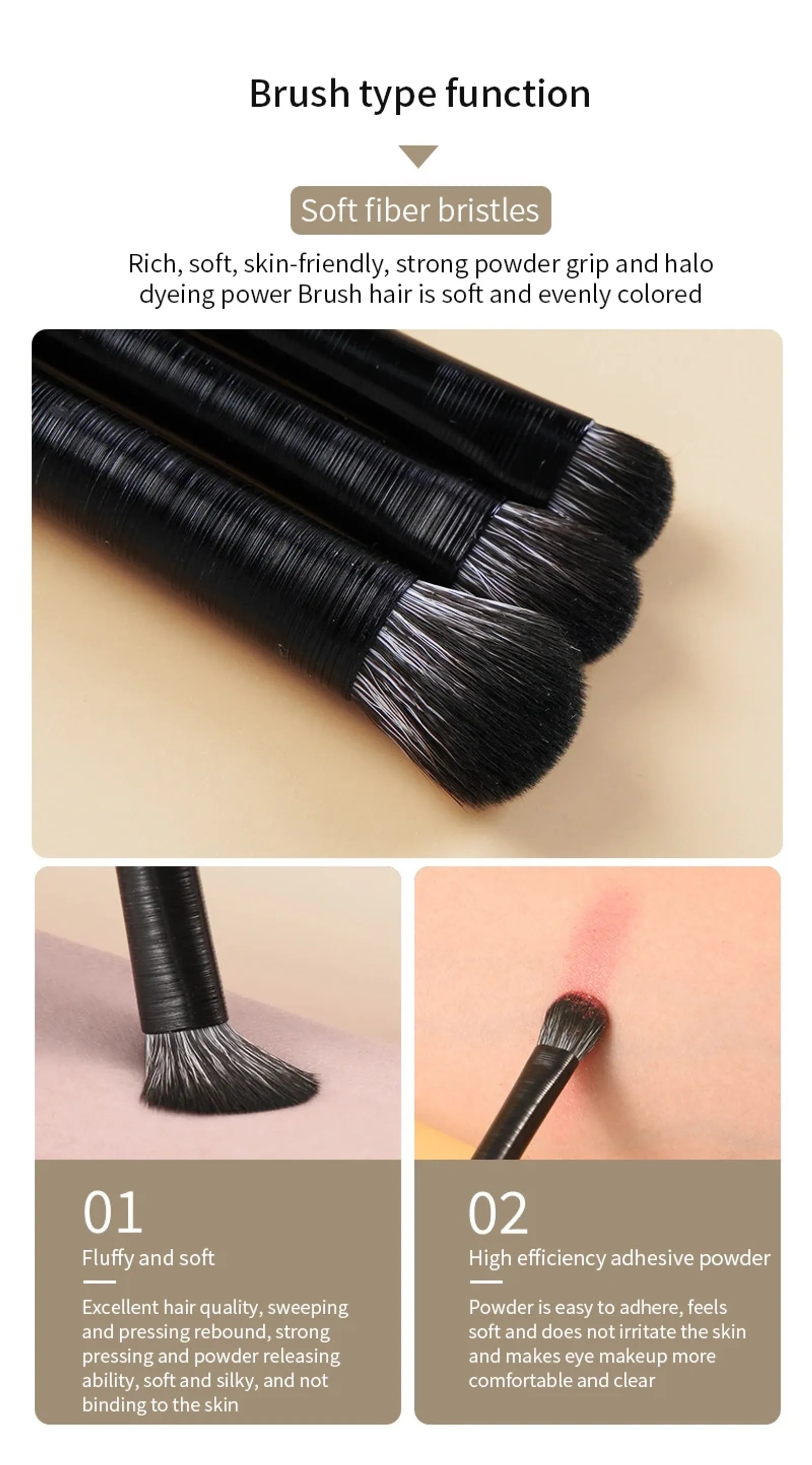 6PCS Professional Eyes Makeup Brushes Set