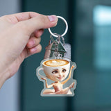 Creative Animals Acrylic Keychain Pendant for Backpack