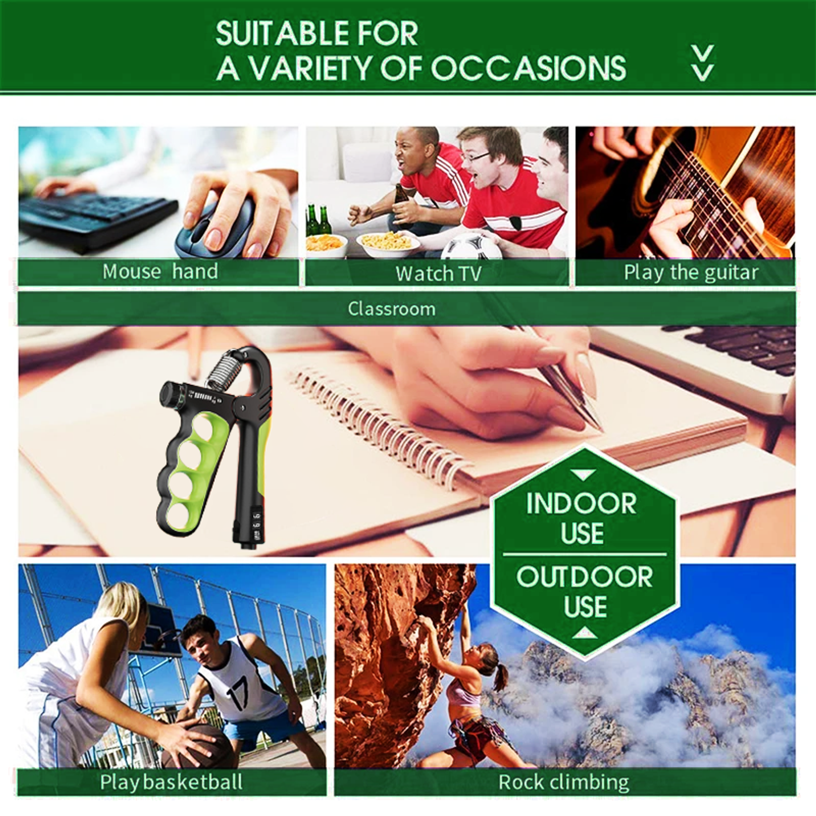 Adjustable Grip Strength Device for Rehabilitation & Training