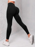 Elastic High Waist Leggings for Women - Seamless Fitness Tights