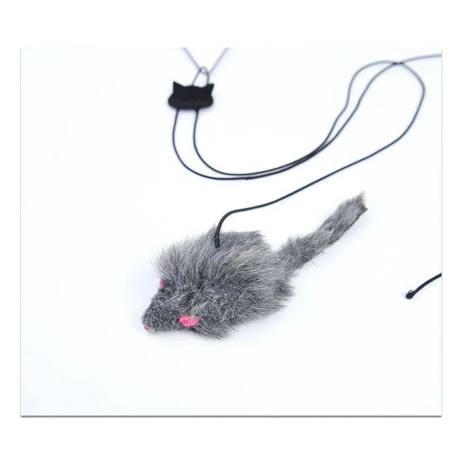 Hanging Door Mouse Teasing Toy for Cats