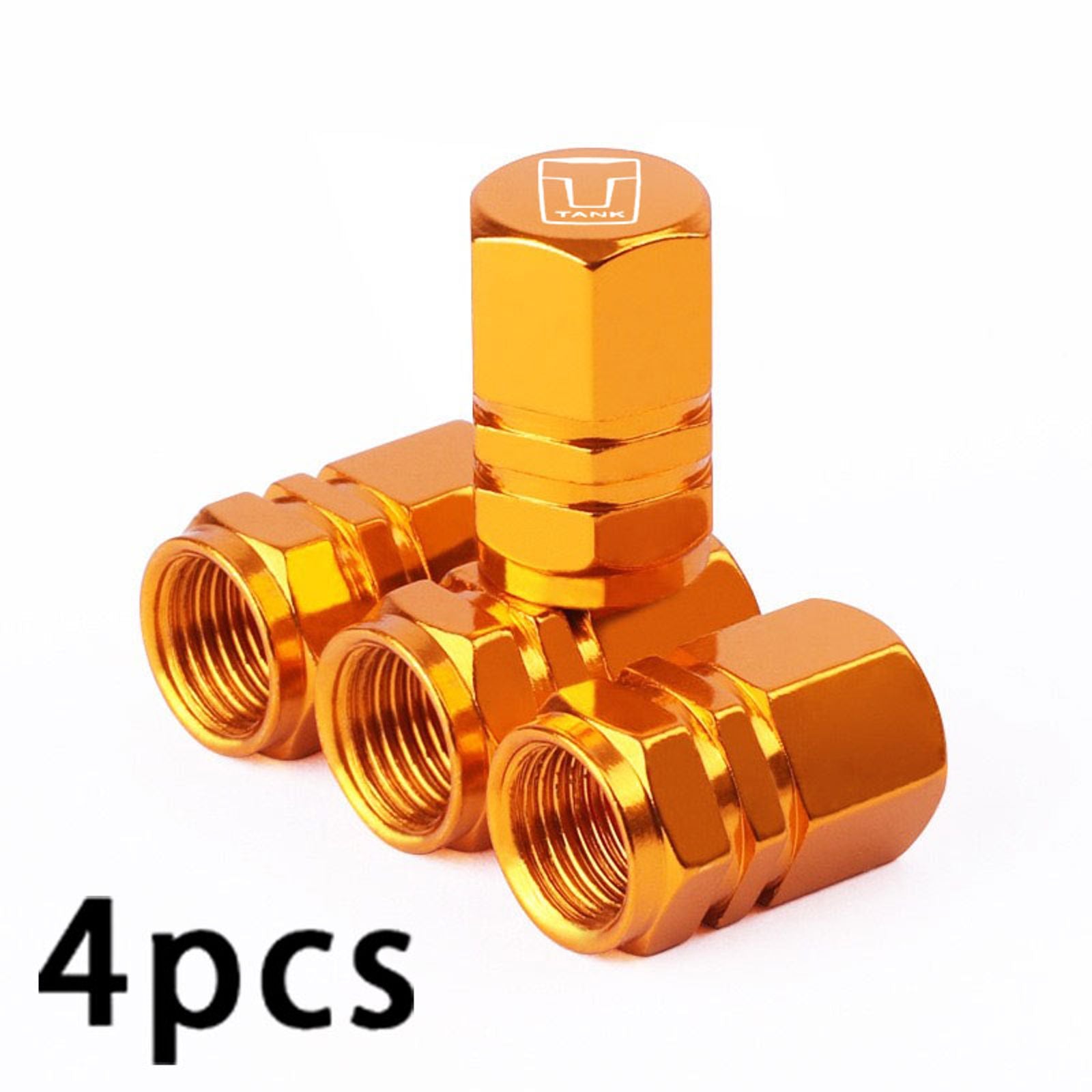 4PCS Colorful Car Tire Valve Caps