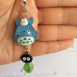Kawaii Blue Totoro Phone Charm Keychain Accessories