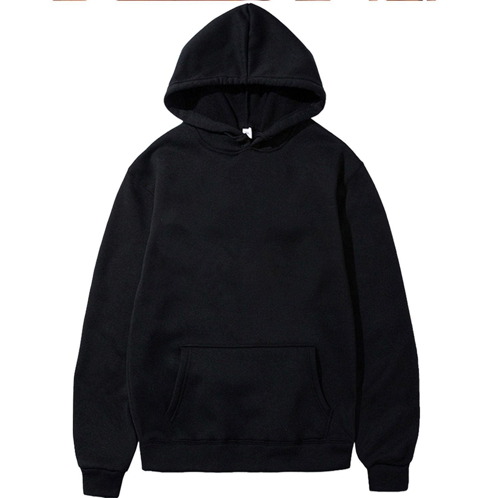 Men's Oversized Fleece Hoodie - Casual Pullover