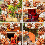 10/12 Inch Orange Latex Balloons for Celebrations