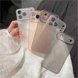 Luxury Slim Ultra Thin Matte Clear Case for iPhone 17 Pro Max