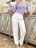 Women's Long Sleeve Autumn Winter Pajama Set