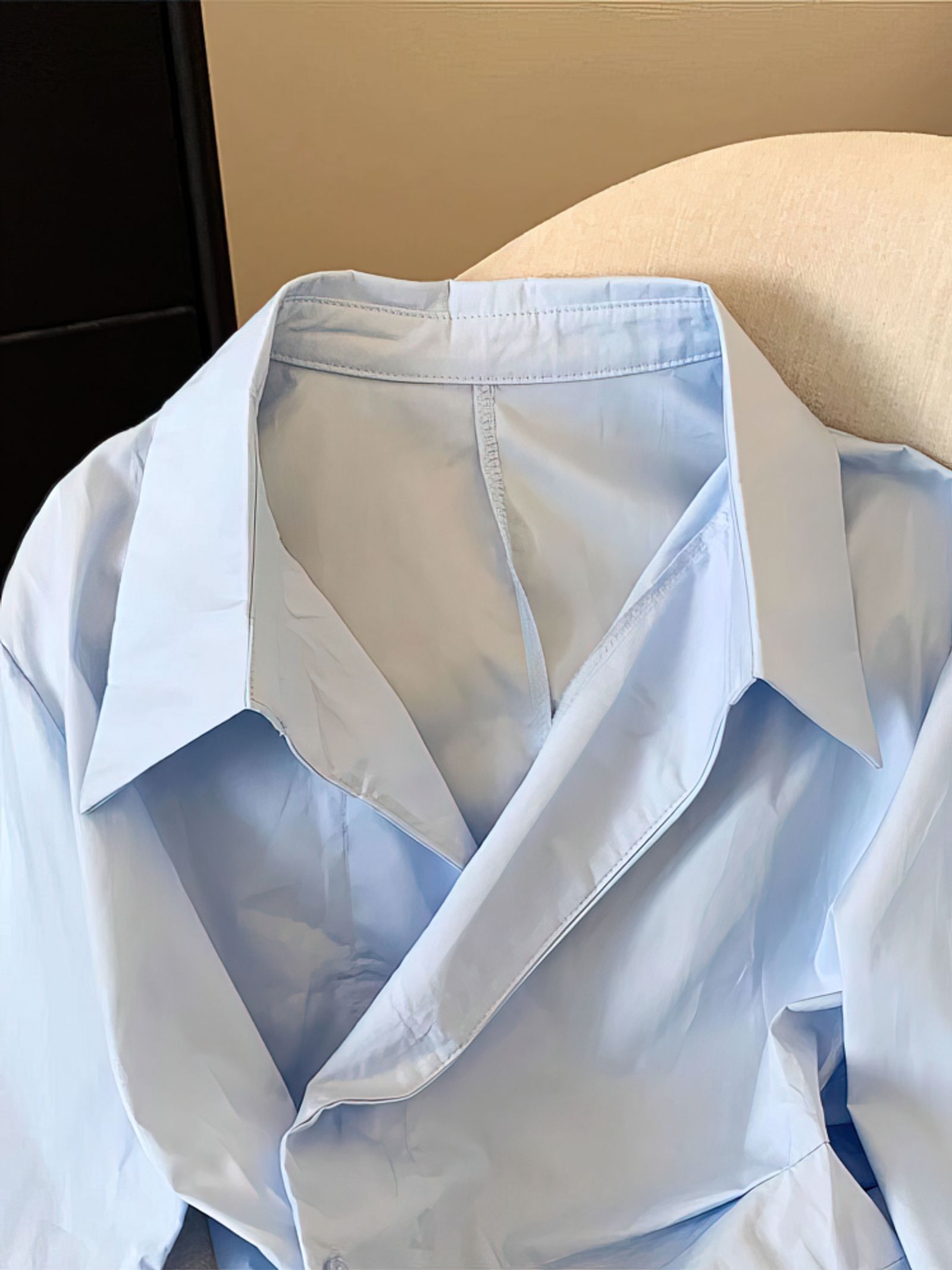 Elegant Women's Long Sleeve Polo Tunic Shirt