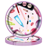 Makeup Birthday Disposable Tableware for Spa Parties