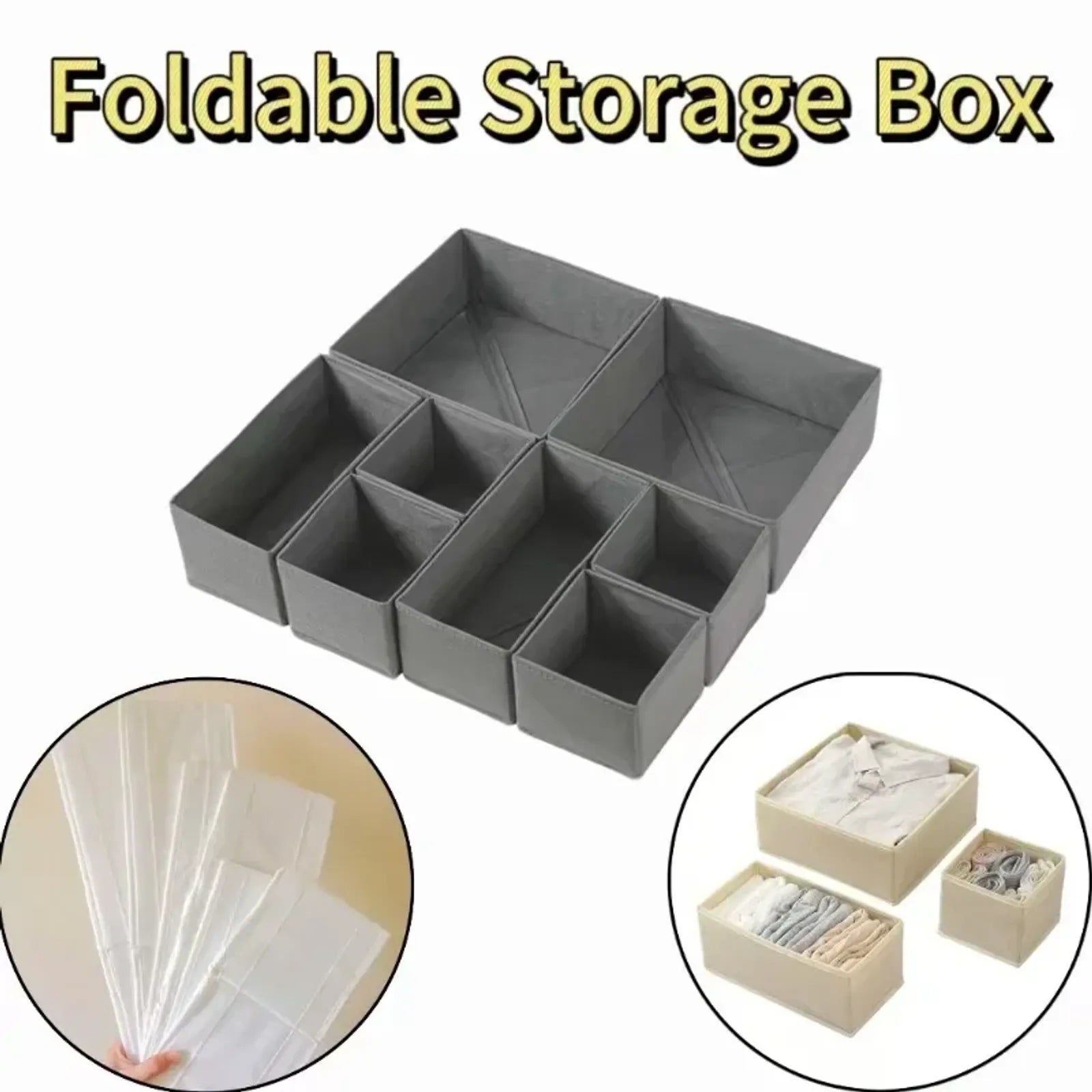 Drawer Storage Organizers for Clothes and Accessories