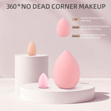 Makeup Brushes and Sponges Set with Headband and Wristband