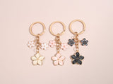 Cute Sakura Flower Keychain - Enamel Key Ring for Women