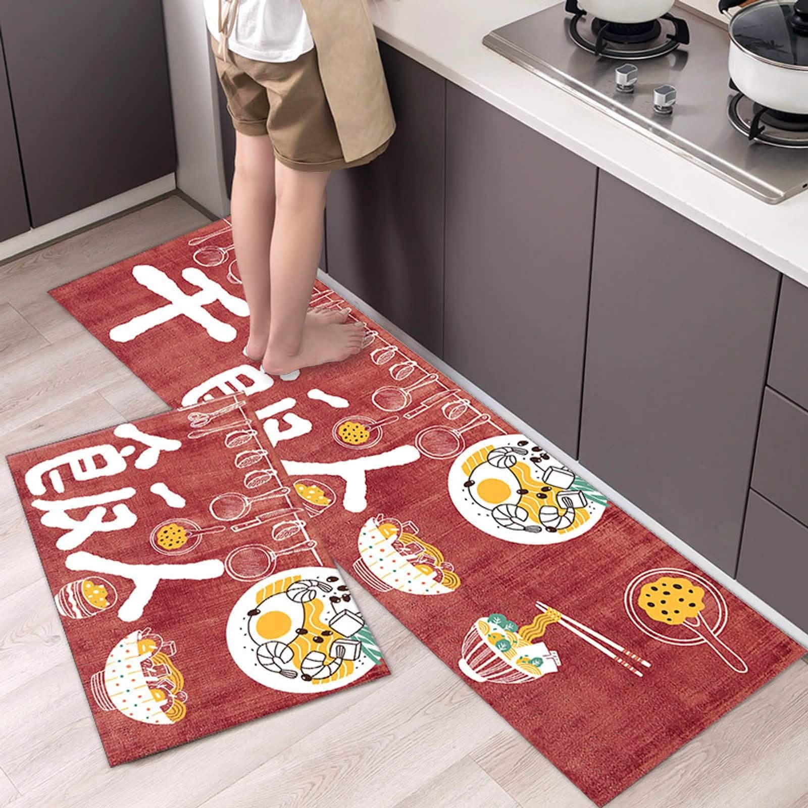 Nordic Style Kitchen Mat - Simple Modern Decor