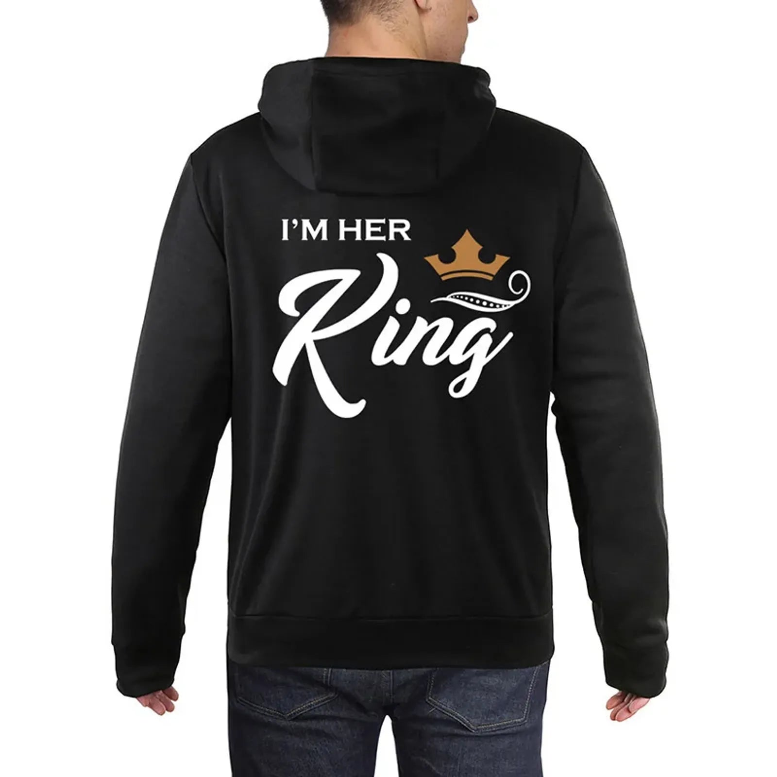 His Queen or Her King Couple Hoodies