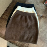 Elastic Waist Slim Women’s Mini Skirt