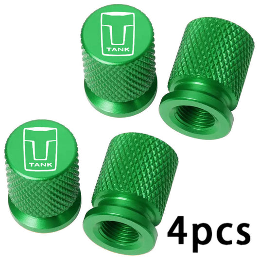 4PCS Colorful Car Tire Valve Caps