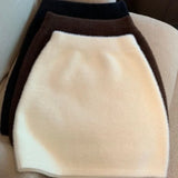 Elastic Waist Slim Women’s Mini Skirt