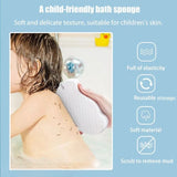 Kids 3D Exfoliating Bath Sponge for Gentle Skin Care