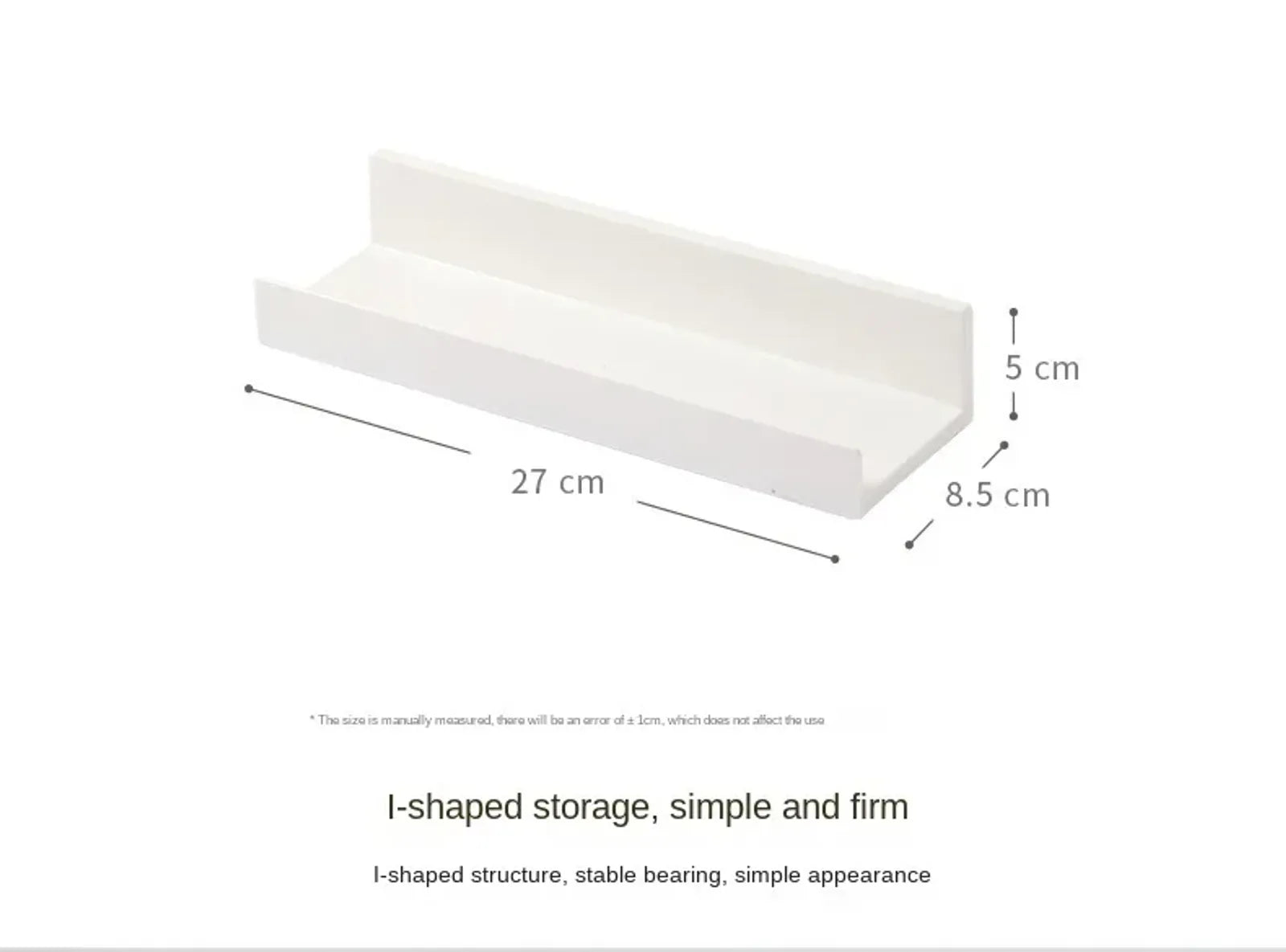 Self-Adhesive Bathroom Shelf Makeup Organizer Rack