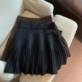 Korean Sweet Pleated Mini Skirt for Women
