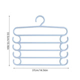 Multifunctional 5-Layer Pants Rack - Space Saving Hanger