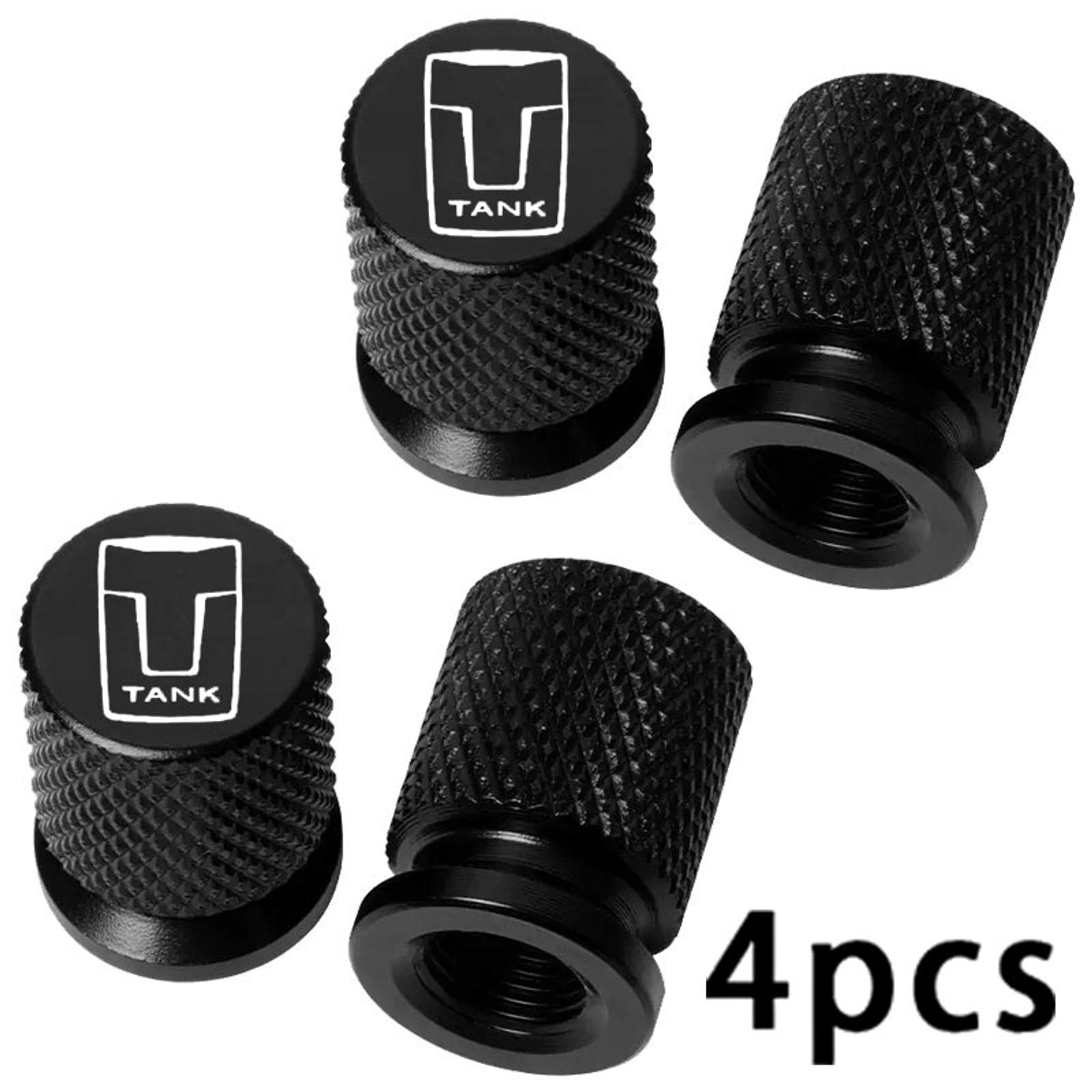 4PCS Colorful Car Tire Valve Caps