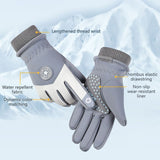 Kids' Thick Fleece Ski Gloves for Winter Activities