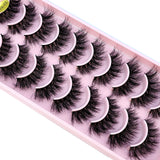 3D Faux Mink Hair False Eyelashes - Natural Crisscross Lashes