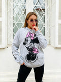 Disney Mickey Mouse & Minnie Graphic Hoodie