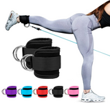 Cable Ankle Straps with Double D-Ring for Gym Workouts