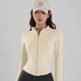 Women's Long-Sleeved Yoga Jacket for Autumn & Winter