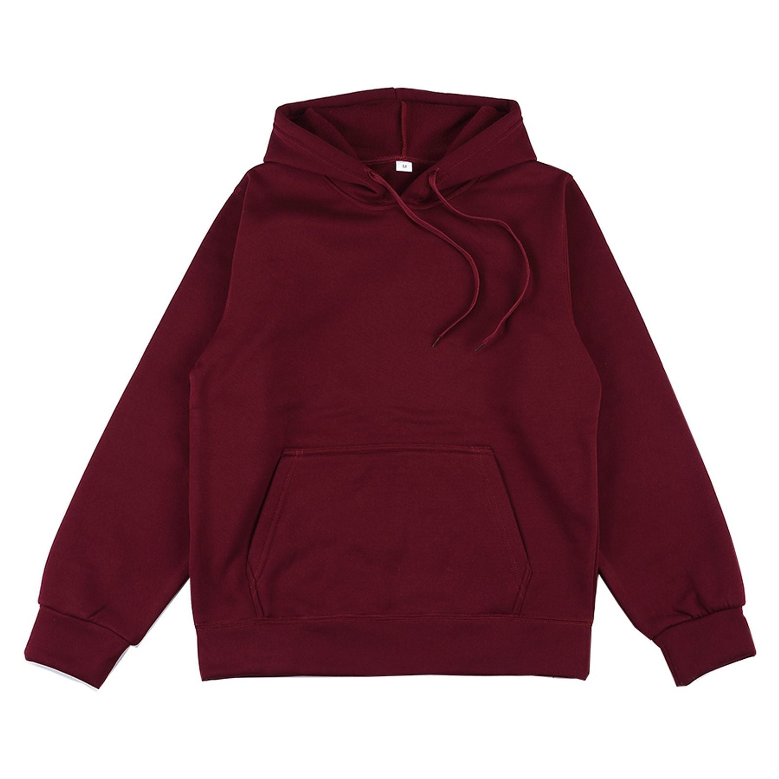 Men's and Women's Hooded Solid Color Sweatshirt