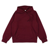 Men's and Women's Hooded Solid Color Sweatshirt