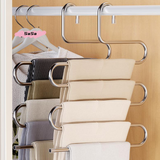 5-Layer Non-Slip Clothes Hangers - Multi-Functional Rack