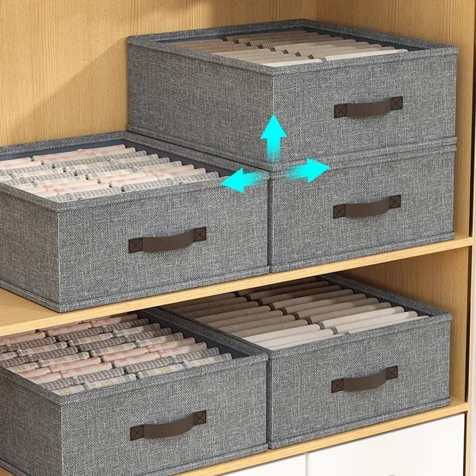 Thickened Clothes Storage Organizer for Sweaters and T-Shirts