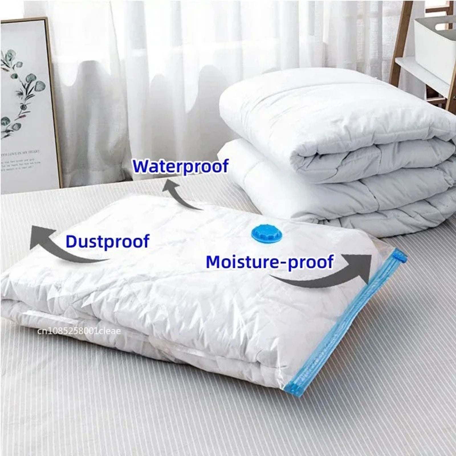 Vacuum Storage Bags - Space Saver for Comforters and Clothes