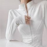 Women's Long Sleeve Sport Jacket for Gym & Casual Wear