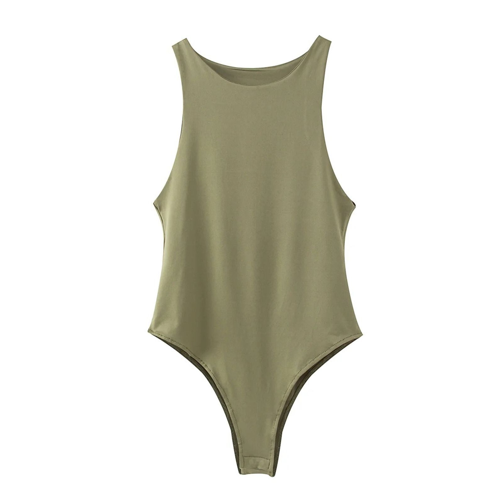 Summer Solid Bodycon Bodysuits for Women