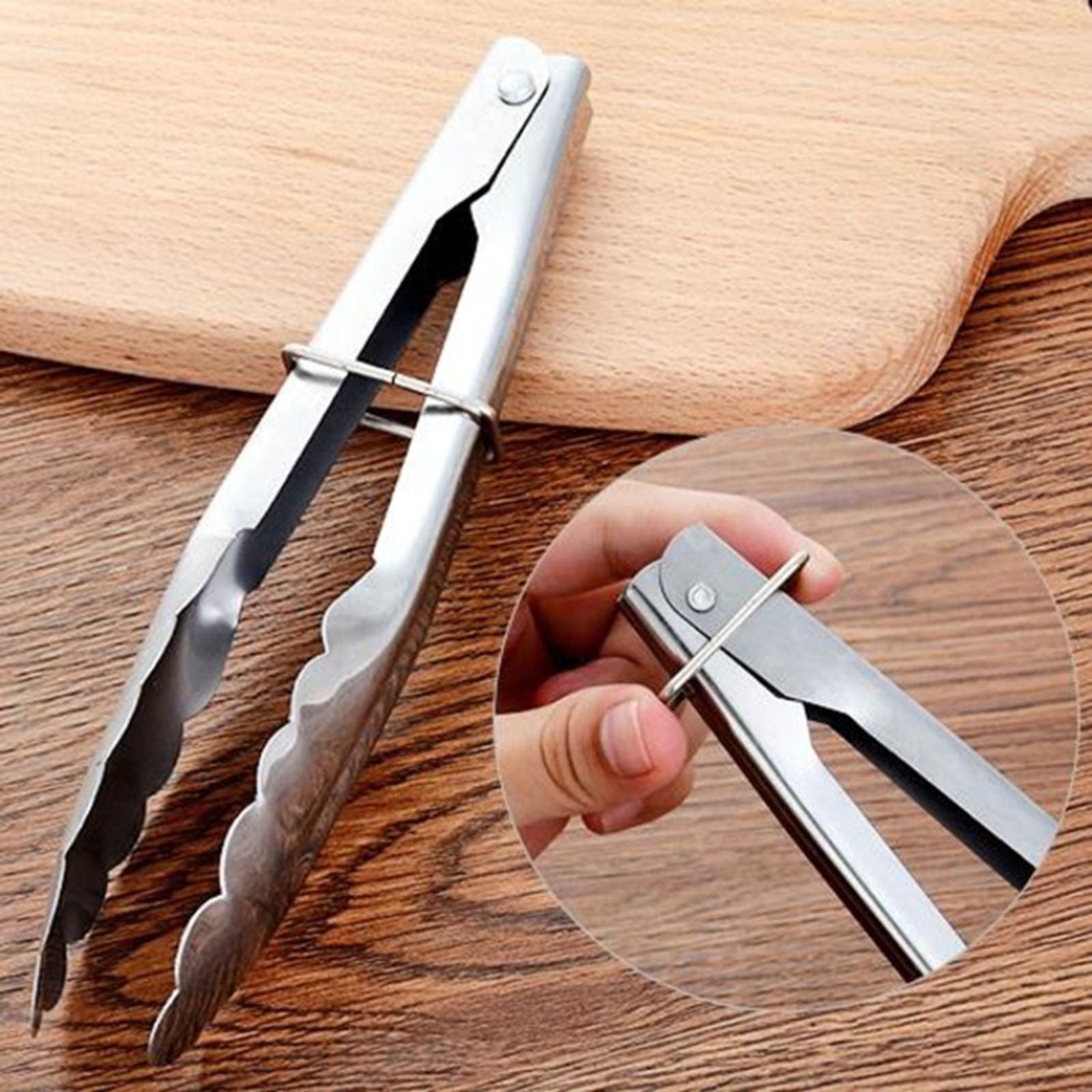 Stainless Steel Kitchen Food Tongs