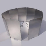 Foldable Gas Stove Windshield for Outdoor Camping