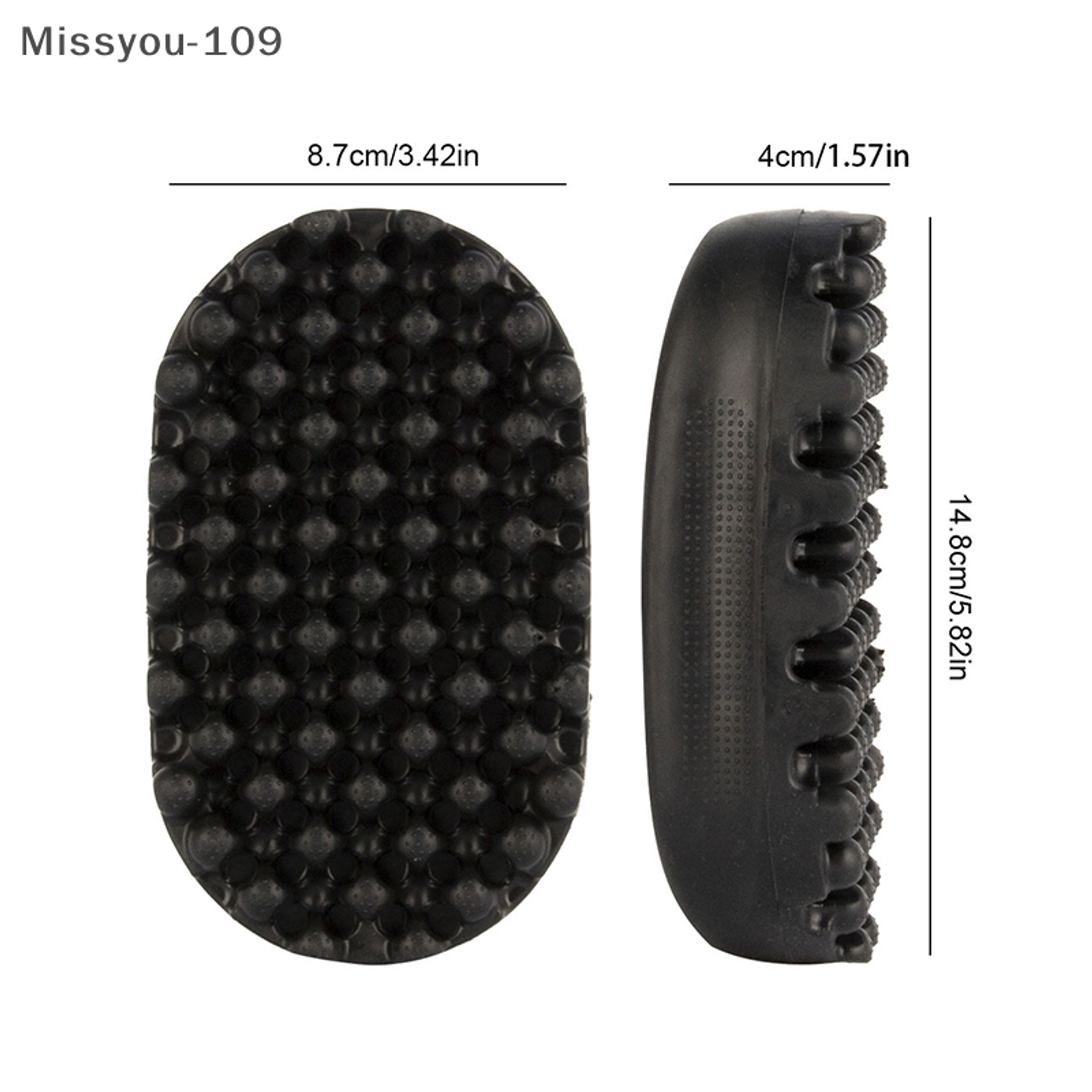 Afro Twist Hair Sponge and Steel Needle Comb Set