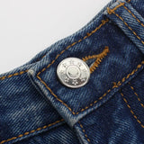 6pcs Adjustable Sew-Free Vintage Metal I-Buttons for Jeans